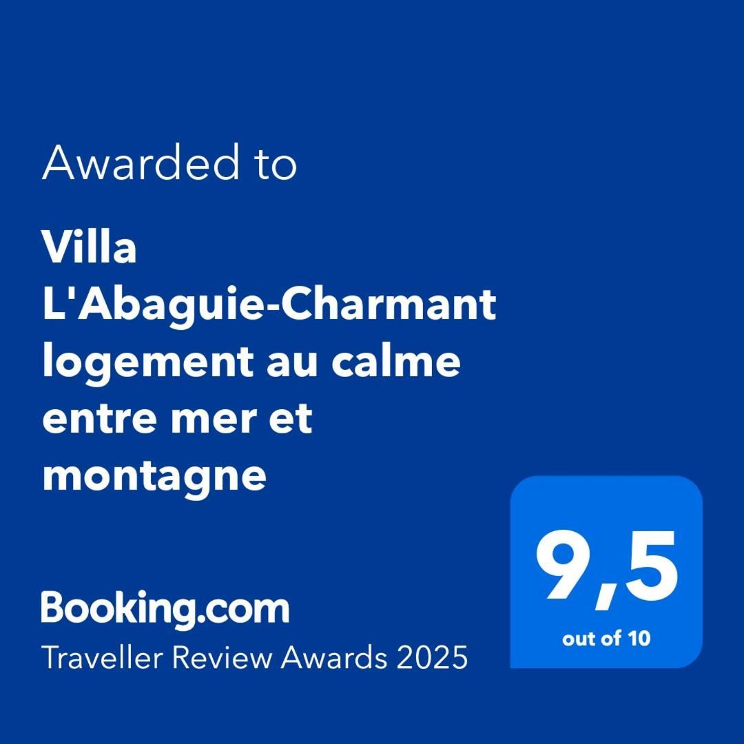 Villa L'Abaguie-Charmant Logement Au Calme Entre Mer Et Montagne Кань-сюр-Мер Екстер'єр фото